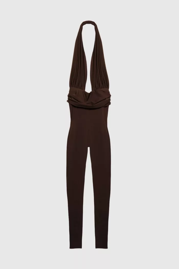 Beatriz jumpsuit brown view 2